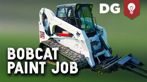 how to paint skid steer|repainting a skid steer.